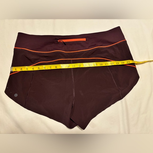 Athleta, Run with it Shorts, burgundy, XL - Picture 7 of 10